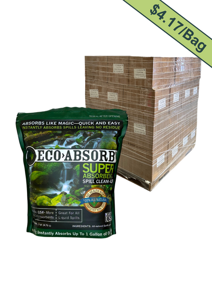 192 Bags - 5QRT Eco Absorb (Half Pallet)